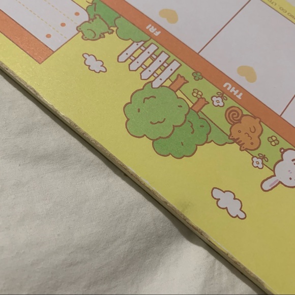 Yellow Pompompurin Sanrio Weekly Planner Pad - Picture 10 of 13